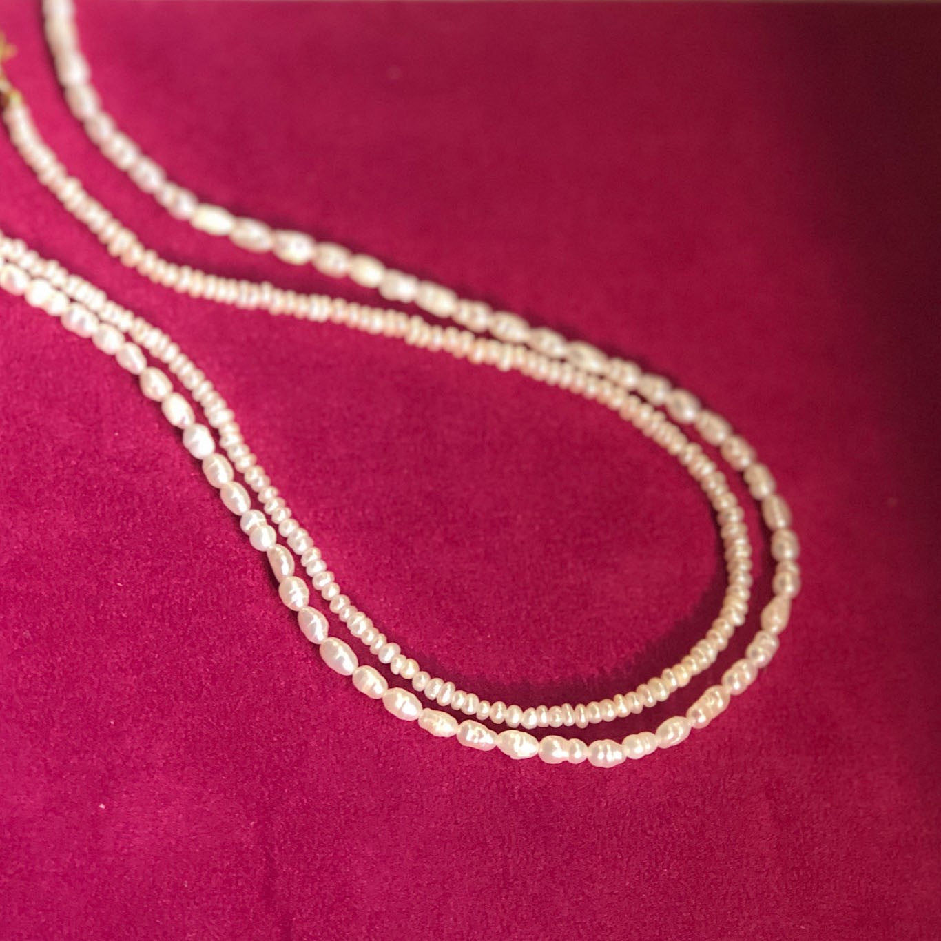 Micro-Pearl Necklace Set