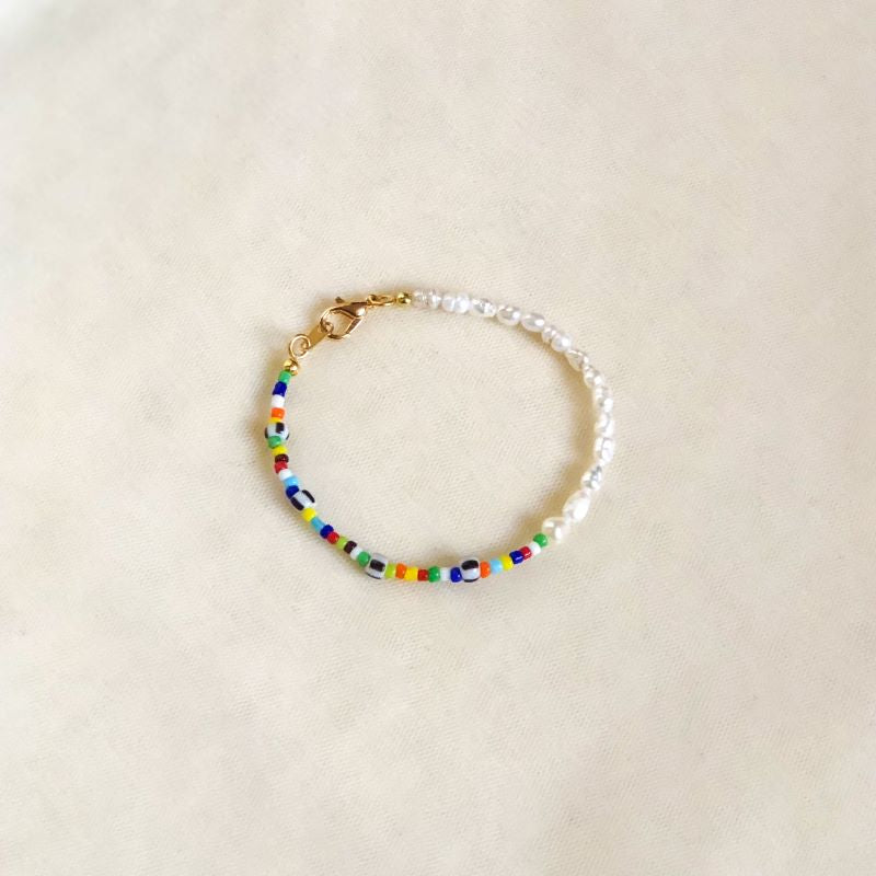 Colorful Freshwater Pearl Bracelet